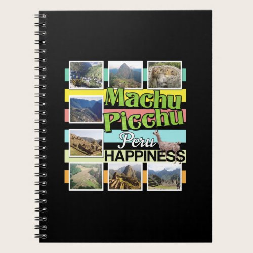 Machu Picchu Peru Happiness Notebook