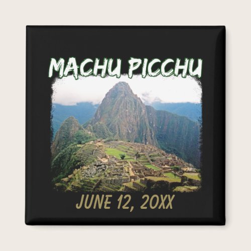 Machu Picchu Peru - Huayna Picchu Mountain Magnet