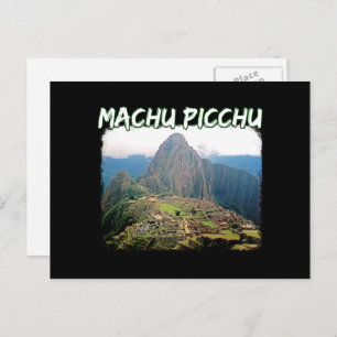 Machu Picchu Peru - Huayna Picchu Mountain Postcard