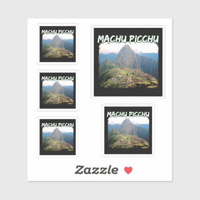 Machu Picchu Peru - Huayna Picchu Mountain Sticker (Sheet)