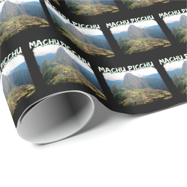 Machu Picchu Peru - Huayna Picchu Mountain Wrapping Paper (Roll Corner)