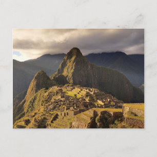 Machu Picchu,  Peru   "Lost City of the Incas" Postcard