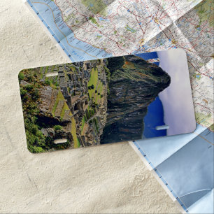 MACHU PICCHU - Peru - panorama License Plate