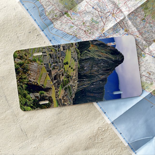 MACHU PICCHU - Peru - panorama License Plate (In Situ)