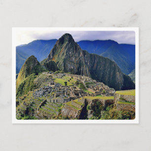 MACHU PICCHU - Peru - panorama Postcard