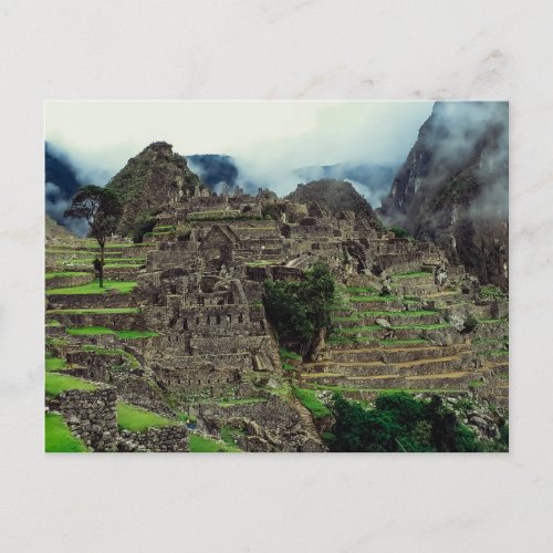 Machu Picchu Peru Photography Postcard