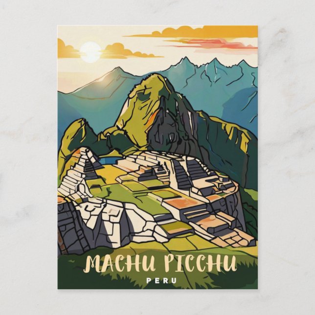 Machu Picchu, Peru Postcard (Front)