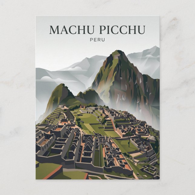 Machu Picchu Peru Postcard (Front)