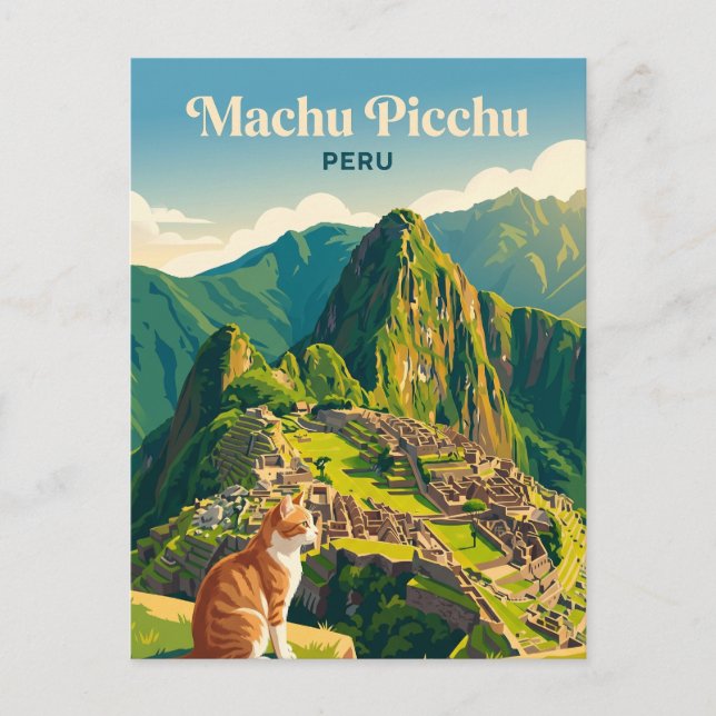 Machu Picchu Peru Postcard (Front)