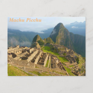 Machu Picchu, Peru Postcard