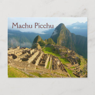 Machu PIcchu Peru Postcard
