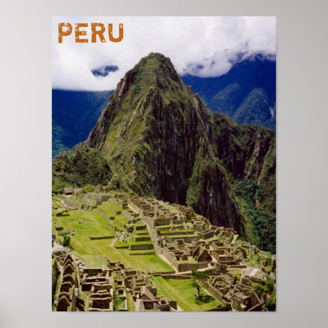 Machu Picchu, Peru Poster (Front)