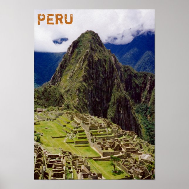 Machu Picchu, Peru Poster (Front)