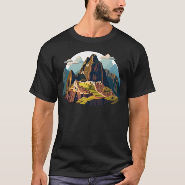 Machu Picchu Peru  Souvenir T-Shirt (Front)
