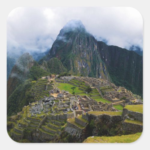 Machu Picchu Peru Square Sticker