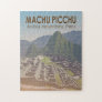 Machu Picchu Peru Travel Art Vintage Jigsaw Puzzle