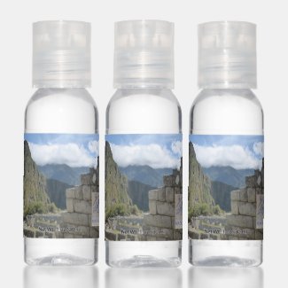 Machu Picchu Peru Travel Bottle Set Hand Sanitizer