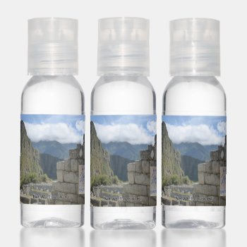Machu Picchu Peru Travel Bottle Set Hand Sanitizer by Edelhertdesigntravel at Zazzle
