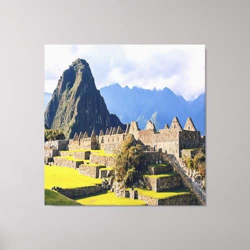 MACHU PICCHU _ Peru _ view Canvas Print