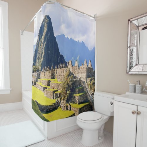 MACHU PICCHU _ Peru _ view Shower Curtain