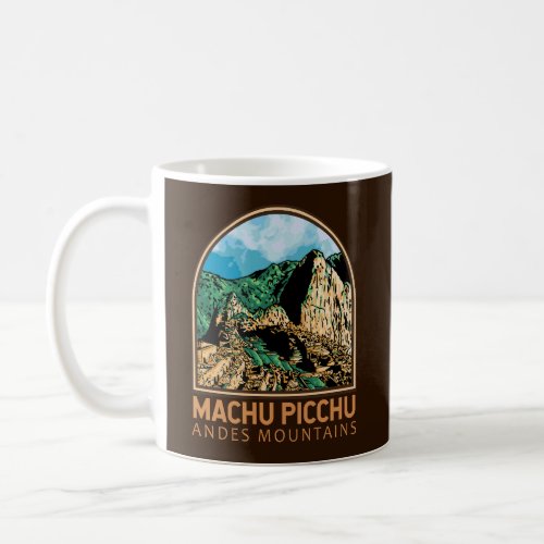 Machu Picchu Peru Vintage Emblem Coffee Mug