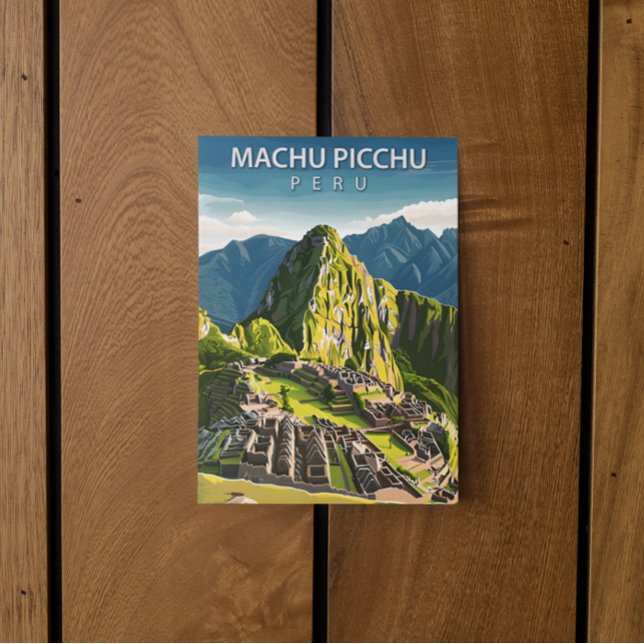 Machu Picchu Peru Vintage Travel Postcard (Machu Picchu Peru Vintage Travel Postcard)