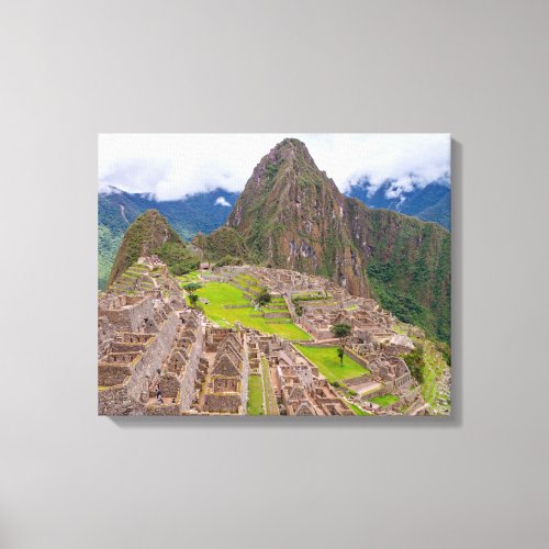 Machu Picchu photo Canvas Print