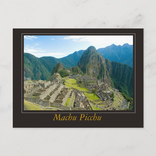 Machu Picchu Postcard (Front)