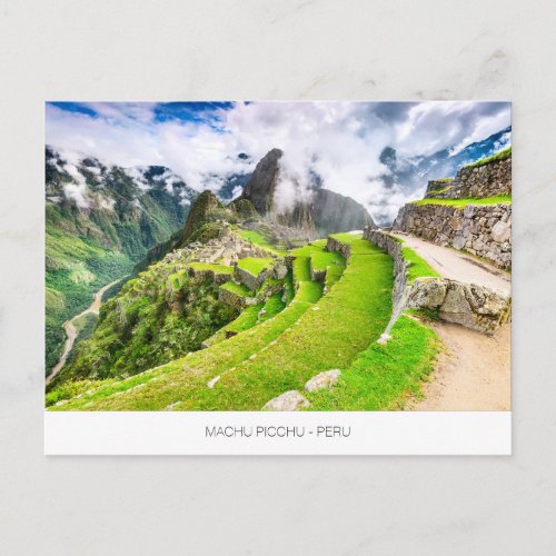 Machu Picchu postcard