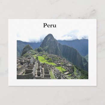 Machu Picchu Postcard by PhotosfromFlorida at Zazzle