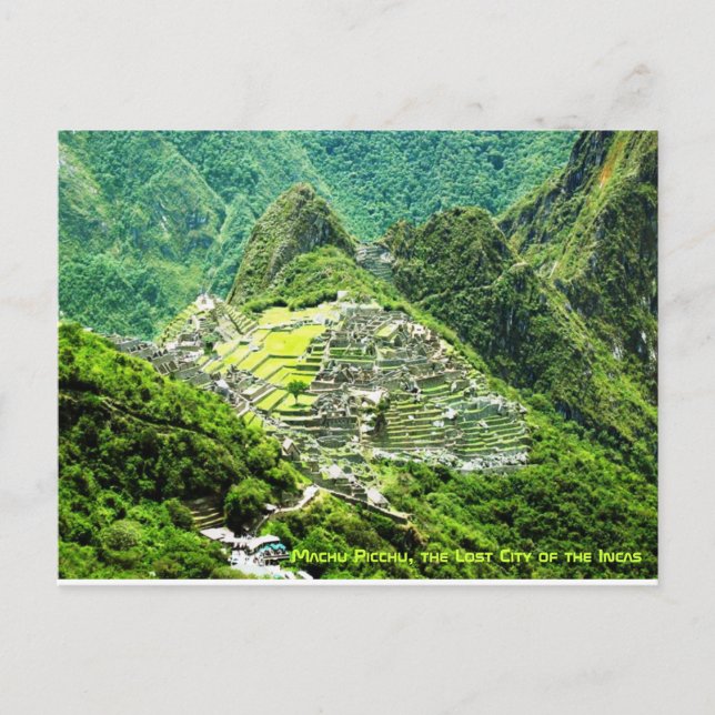 Machu Picchu Postcard (Front)