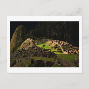 Machu picchu postcard