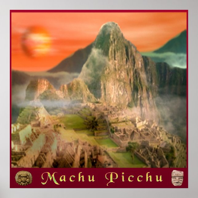 Machu picchu poster (Front)