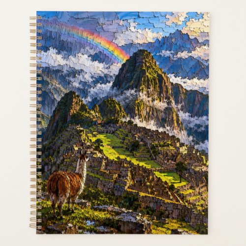 Machu Picchu Rainbow Planner