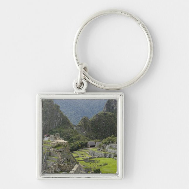 Machu Picchu, ruins of Inca city, Peru. 2 Keychain (Front)