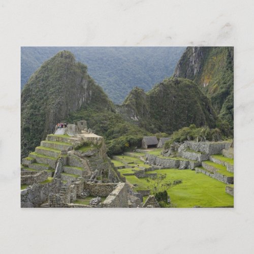 Machu Picchu ruins of Inca city Peru 2 Postcard