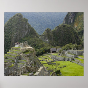 Machu Picchu, ruins of Inca city, Peru. 2 Poster