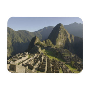 Machu Picchu, ruins of Inca city, Peru. Magnet