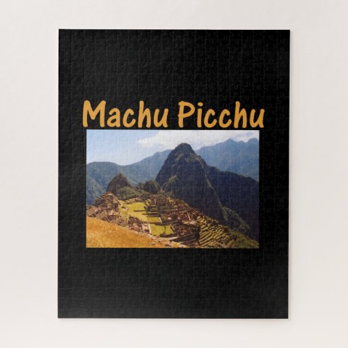 Machu Picchu Ruins Peru Sunrise Jigsaw Puzzle