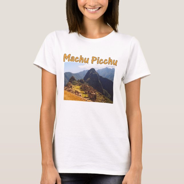 Machu Picchu Ruins Peru Sunrise T-Shirt (Front)