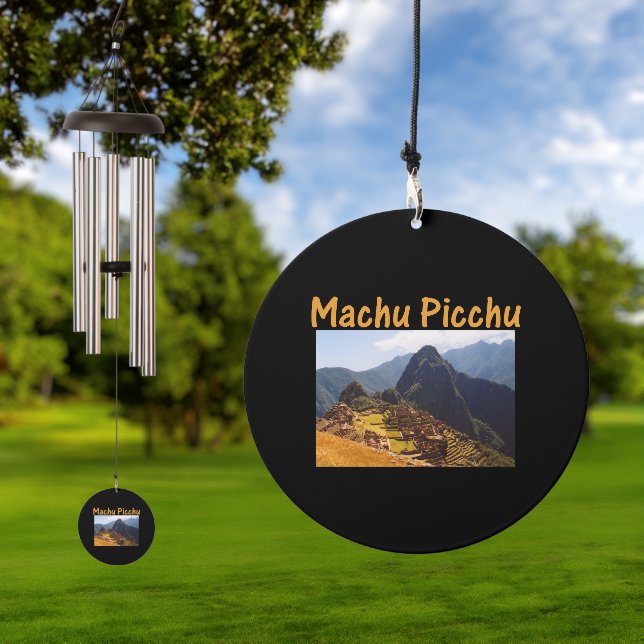 Machu Picchu Ruins Peru Sunrise Wind Chime (Outdoor)