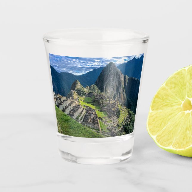Machu Picchu Shot Glass (Front)