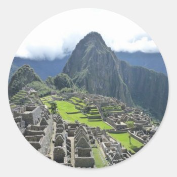 Machu Picchu Sticker by PhotosfromFlorida at Zazzle