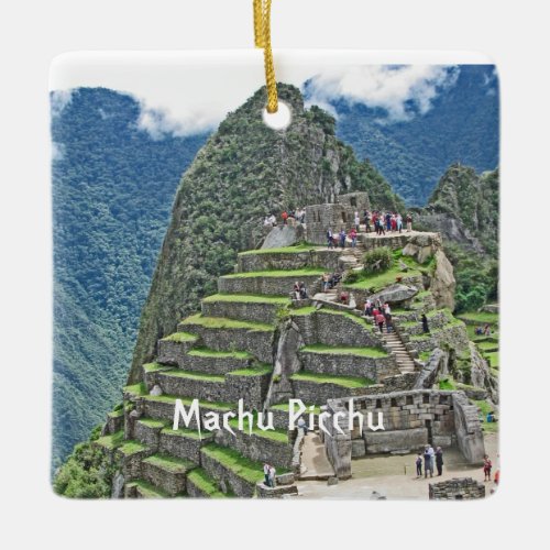 Machu Picchu _ Treasure of Peru Ceramic Ornament
