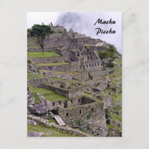 machu stone postcard