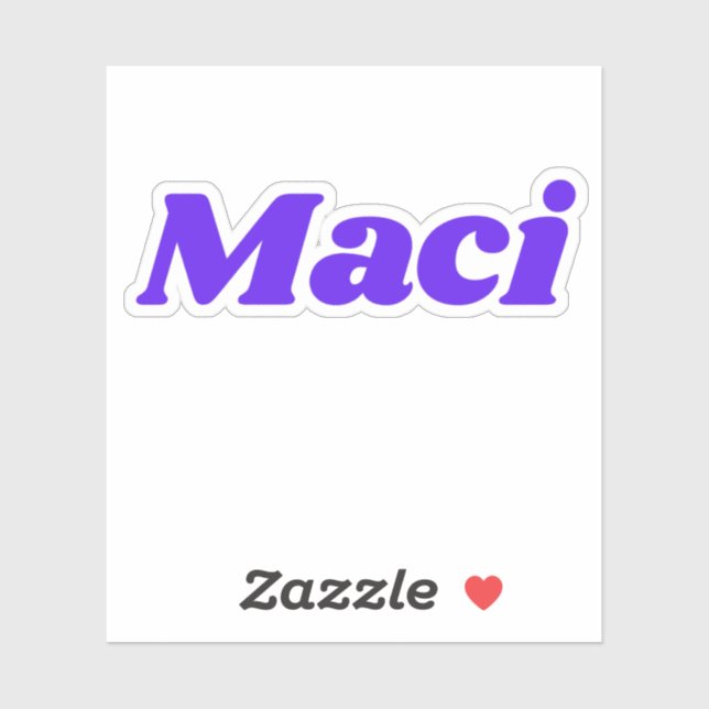 Maci Sticker (Sheet)