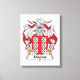 Macias Family Crest Canvas Print