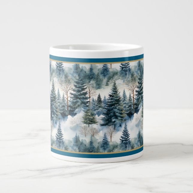 Macical Forest  Giant Coffee Mug (Front)