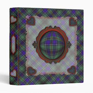 Macinnes Scottish clan tartan Binder