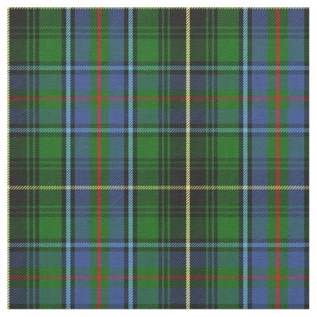 MacInnes Tartan Print Fabric (Close Up)